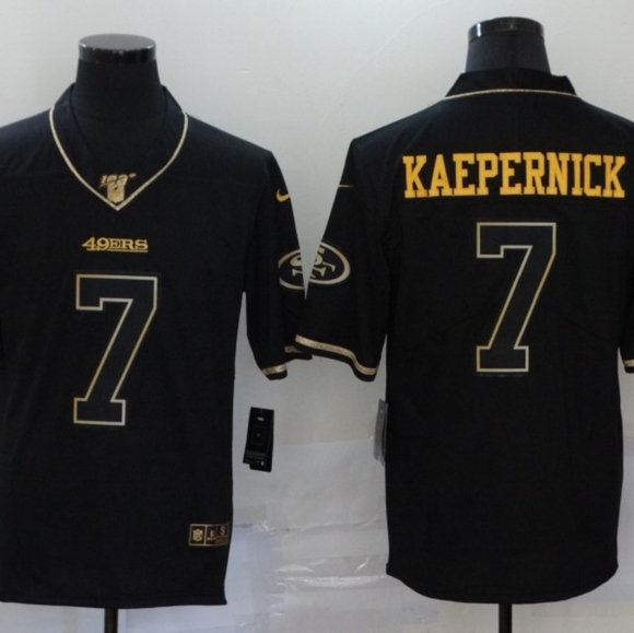colin kaepernick black 49ers jersey